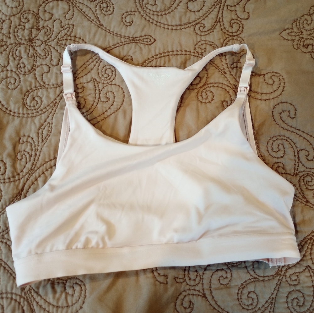 Old Navy Light Pink Nursing Sports Bra